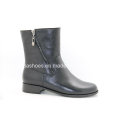 Comfort Low Heels Moda couro Lady Ankle Boots